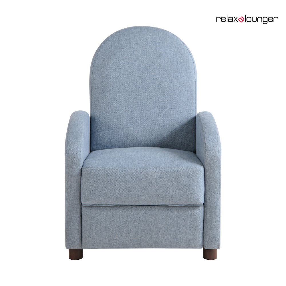 Luna Pushback Recliner Blue. Picture 14