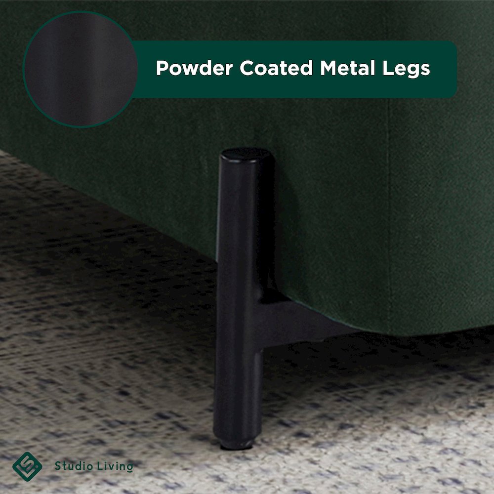 Kona Storage Ottoman Large Green. Picture 23