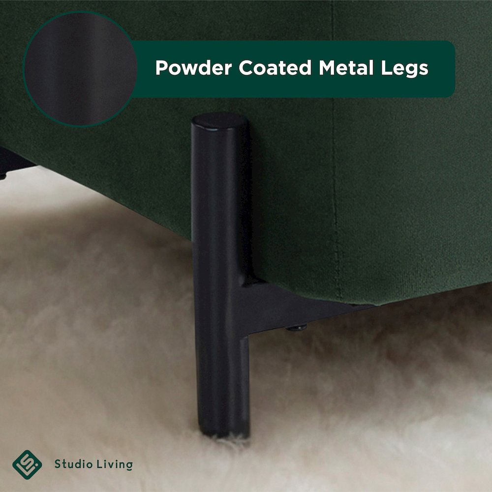 Kona Storage Ottoman Small Green. Picture 25