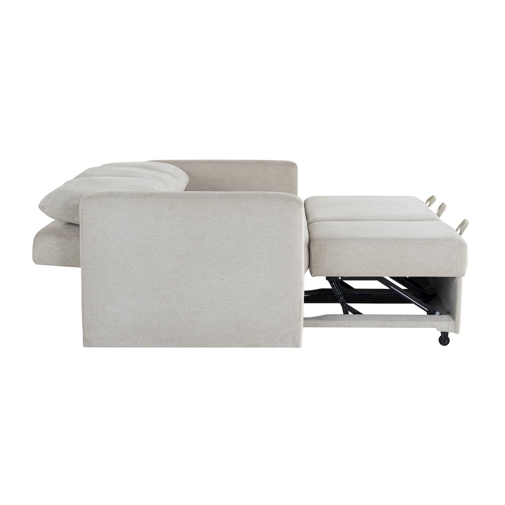 Mia Convertible Sofa Ivory. Picture 19