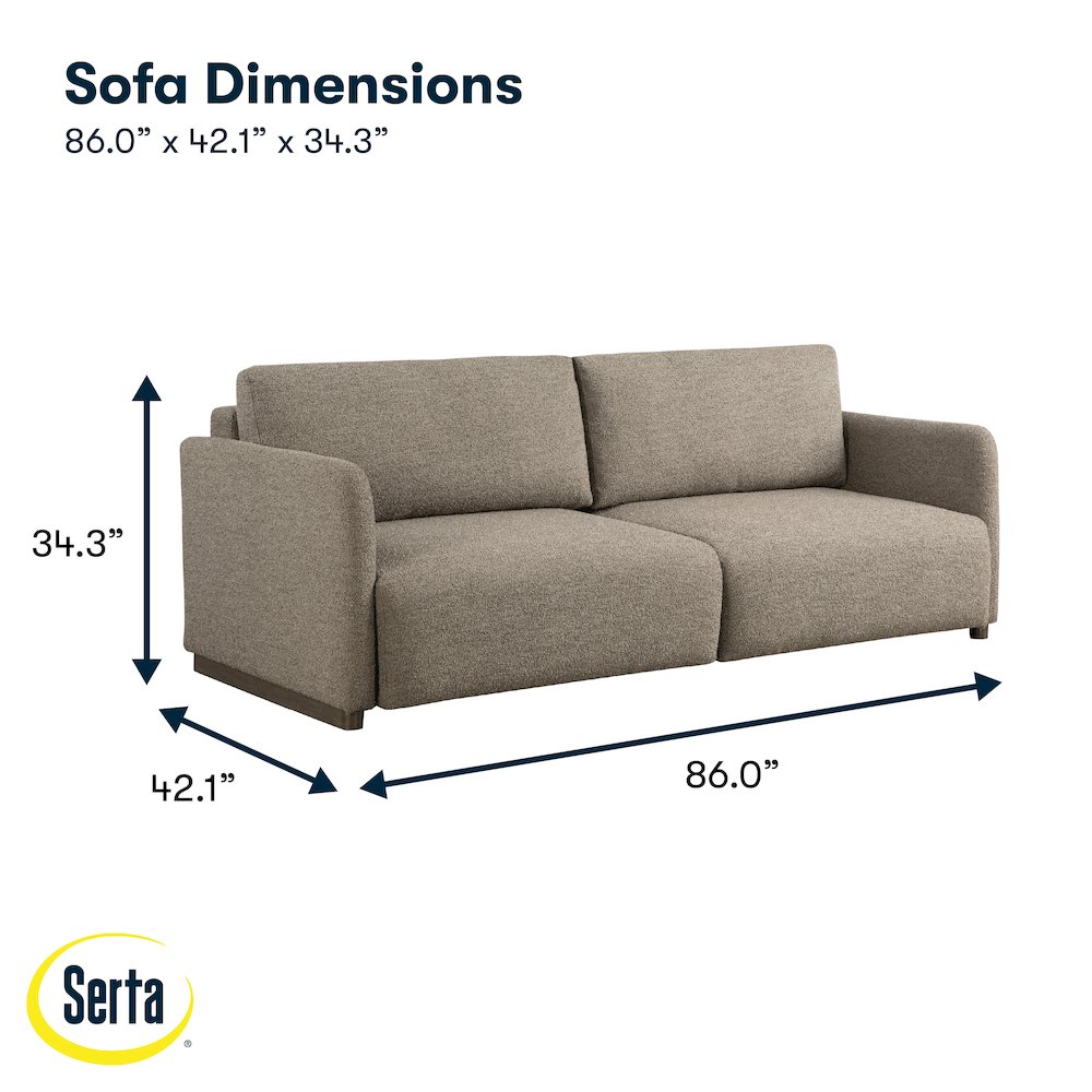 Tahoe Convertible Sofa Brown. Picture 11