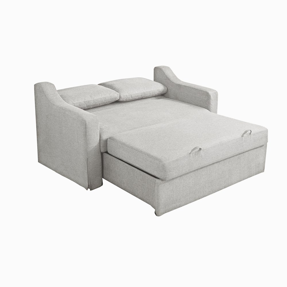 Haddington Convertible Loveseat Linen. Picture 6