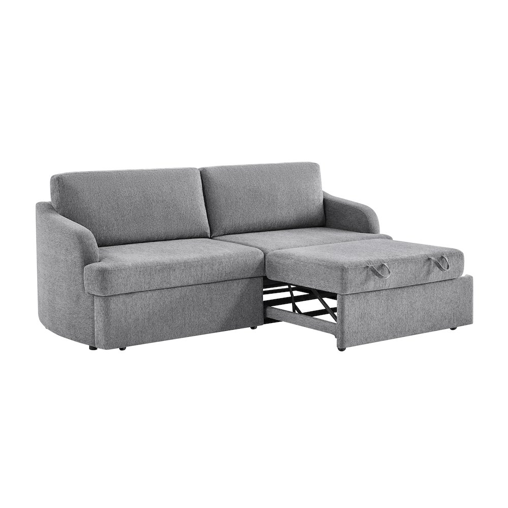Montego Convertible Sofa Grey. Picture 4