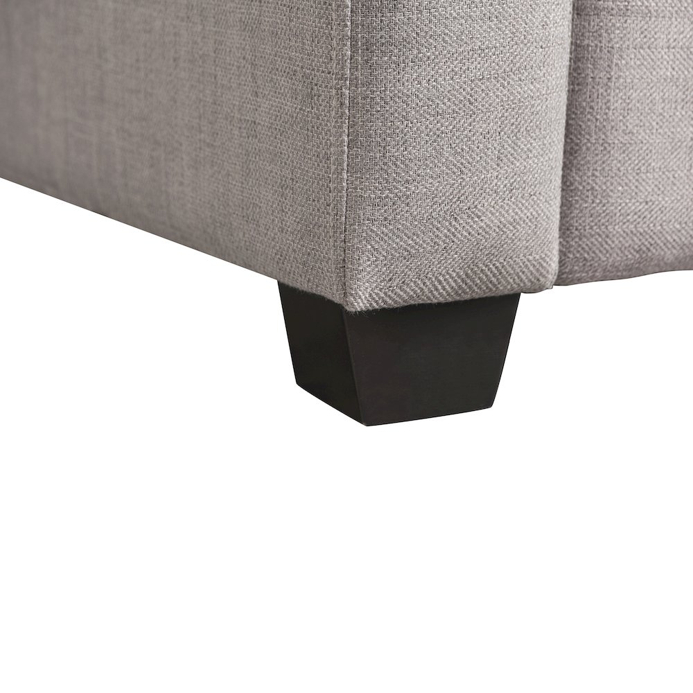 Hampton Queen Convertible Sofa Steel. Picture 14