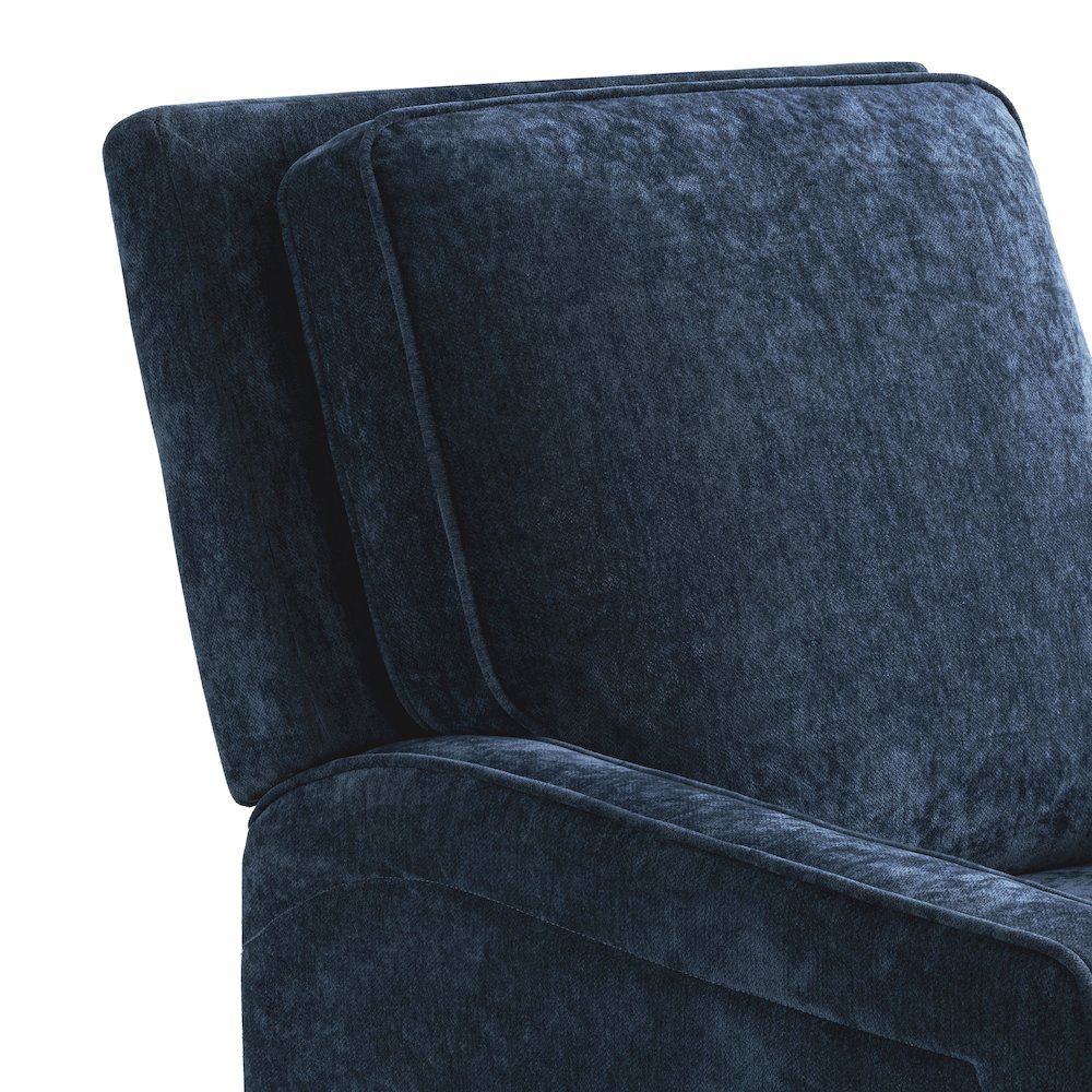 Shiloh Push Back Recliner Navy. Picture 12
