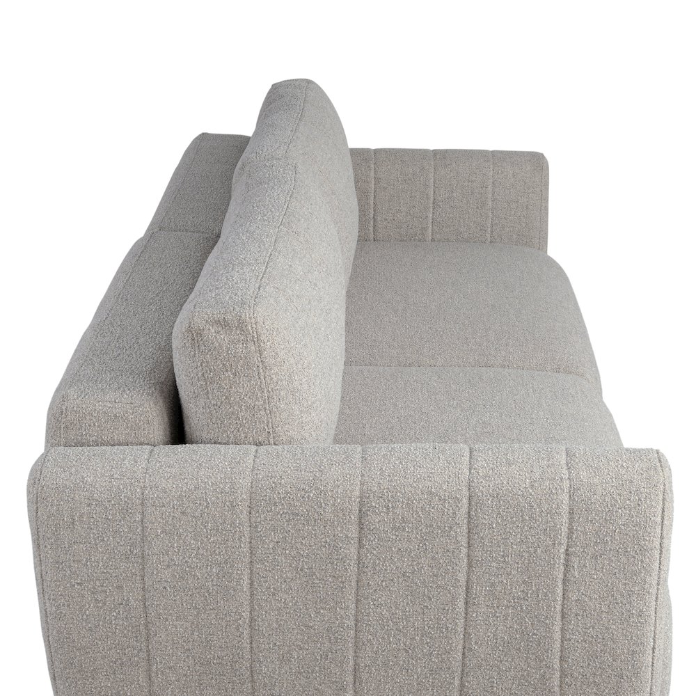 Galloway Convertible Sofa Pebble Boucle. Picture 26