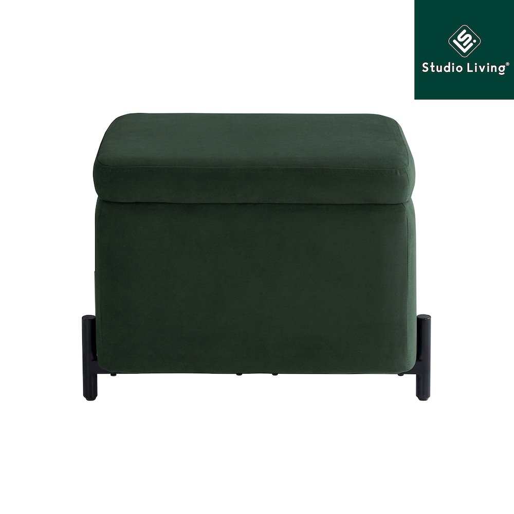 Kona Storage Ottoman Small Green. Picture 23