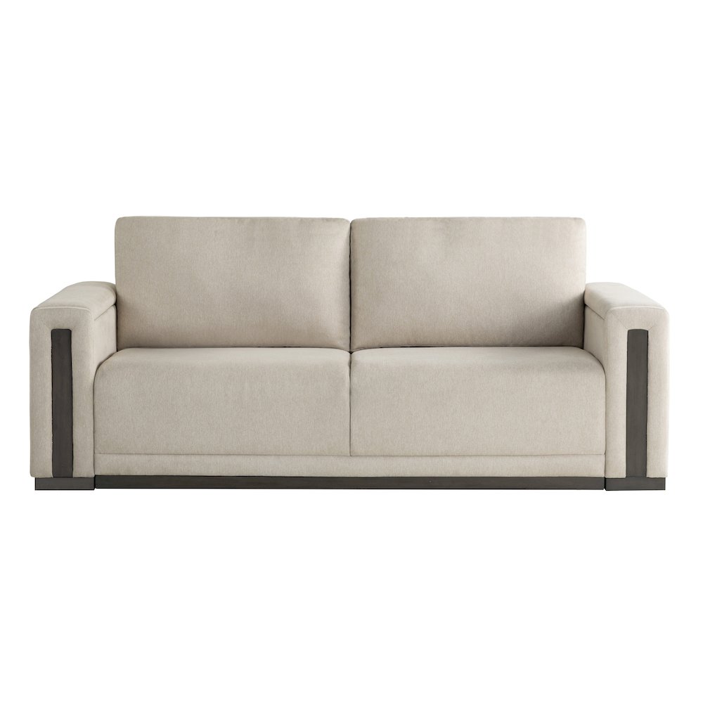 Riles Storage Sofa Beige. Picture 8