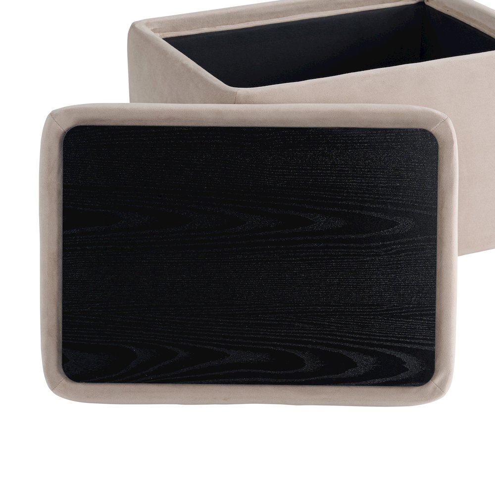 Kona Storage Ottoman Small Taupe. Picture 18