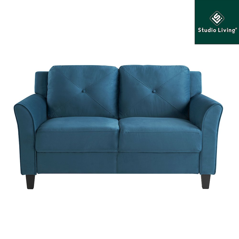 Hartford Loveseat Blue. Picture 8