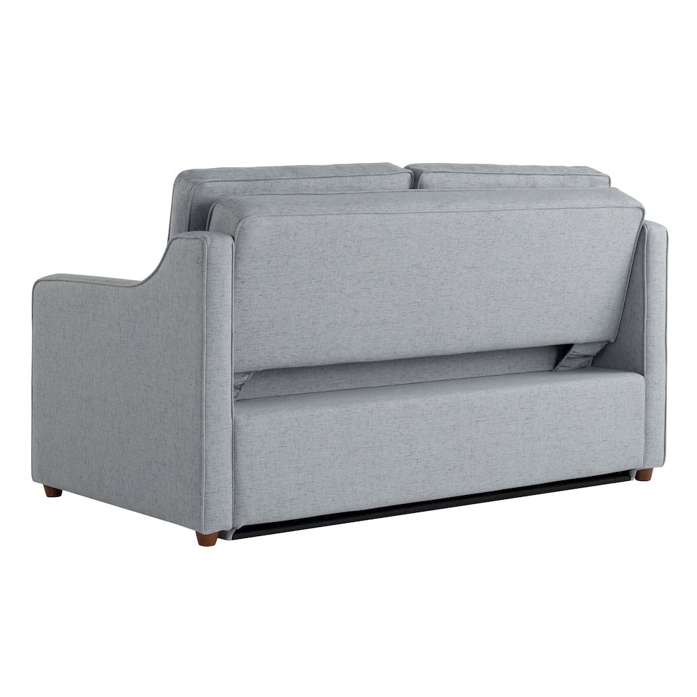 Carey Convertible Sofa Light Gray. Picture 21
