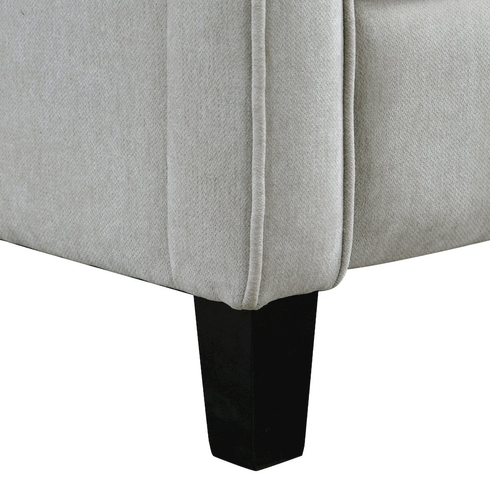 Shiloh Push Back Recliner Light Grey. Picture 10