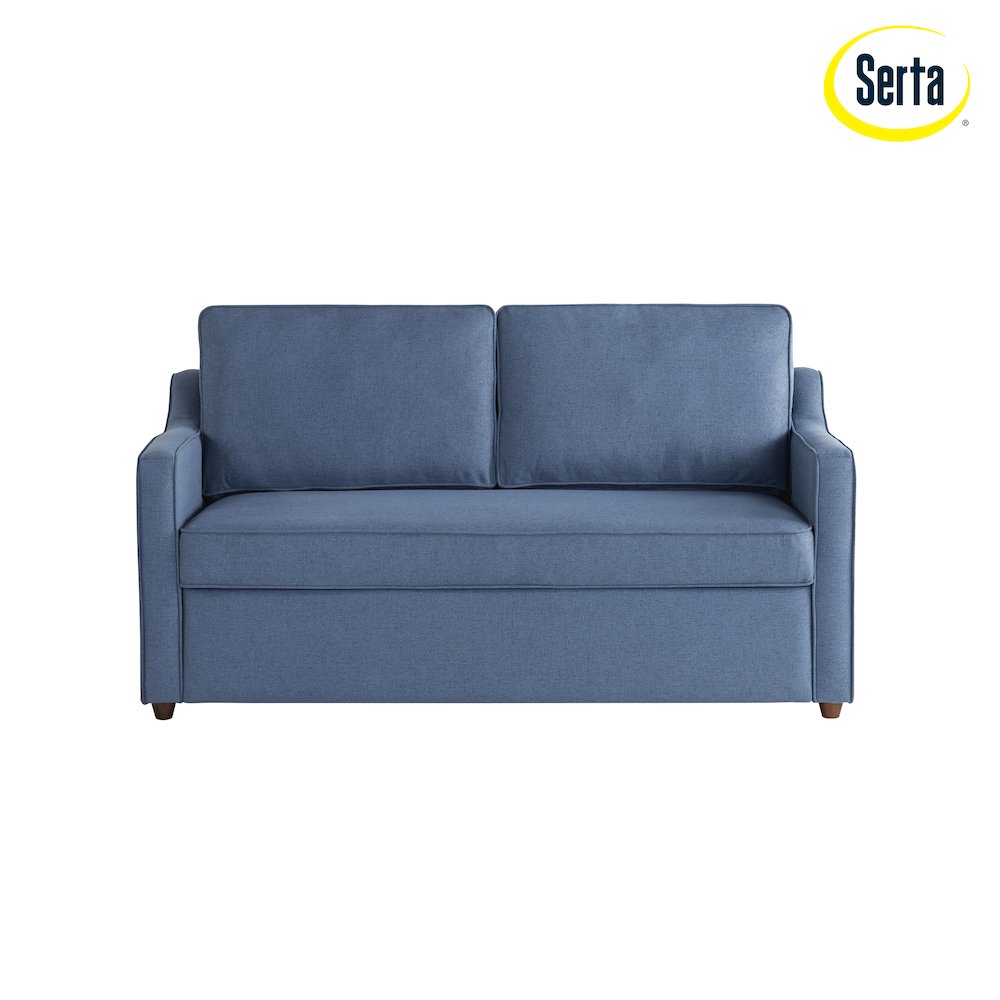 Carey Convertible Sofa Navy. Picture 17