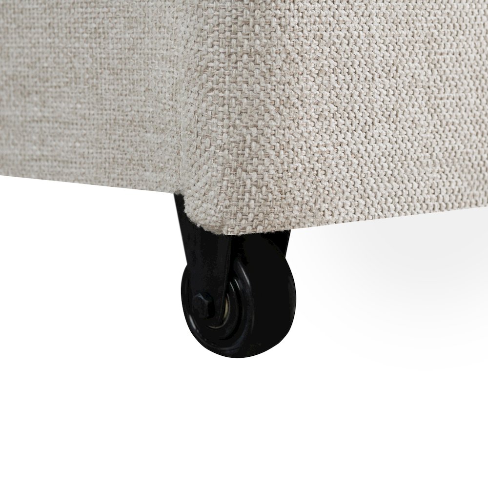 Hampton Queen Convertible Sofa Oatmeal. Picture 14