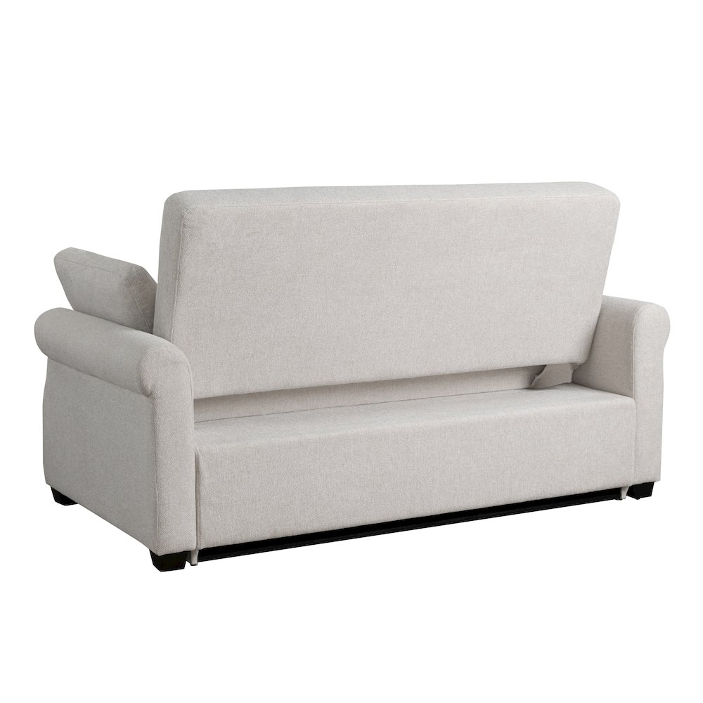Hampton Queen Convertible Sofa Oatmeal. Picture 13