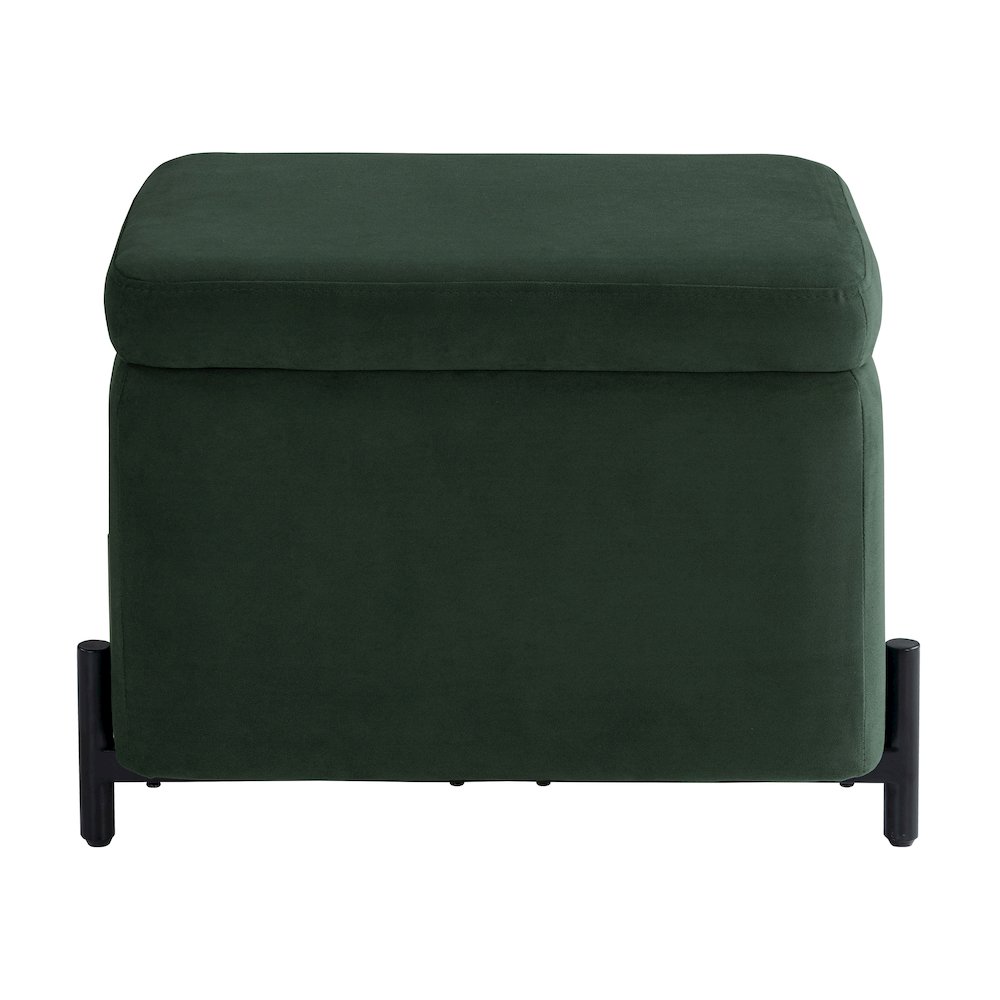 Kona Storage Ottoman Small Green. Picture 6