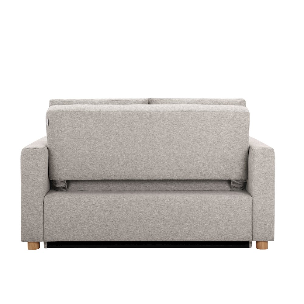 Tyler Convertible Sofa Light Grey Woven. Picture 6