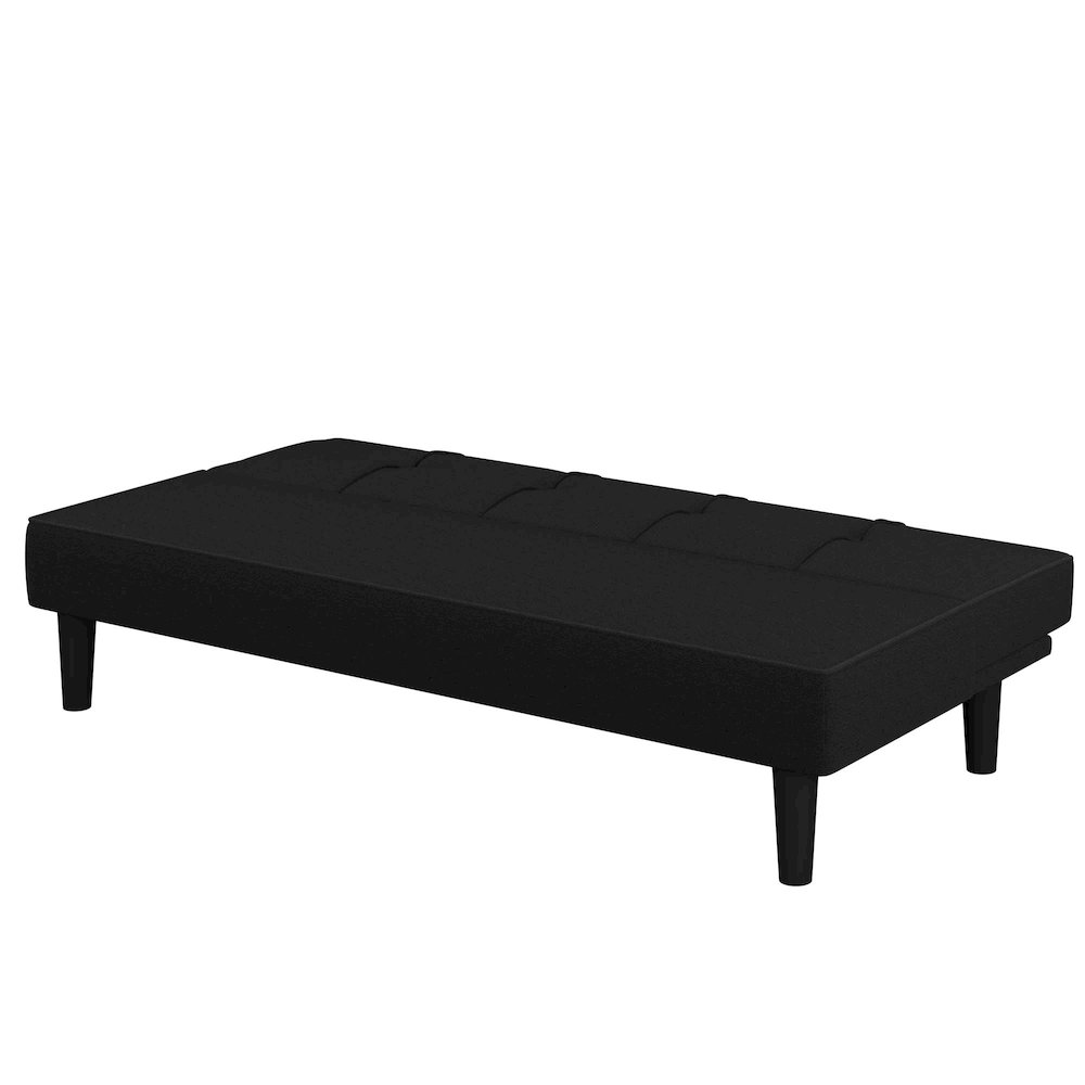 Lori Convertible Sofa Black. Picture 3