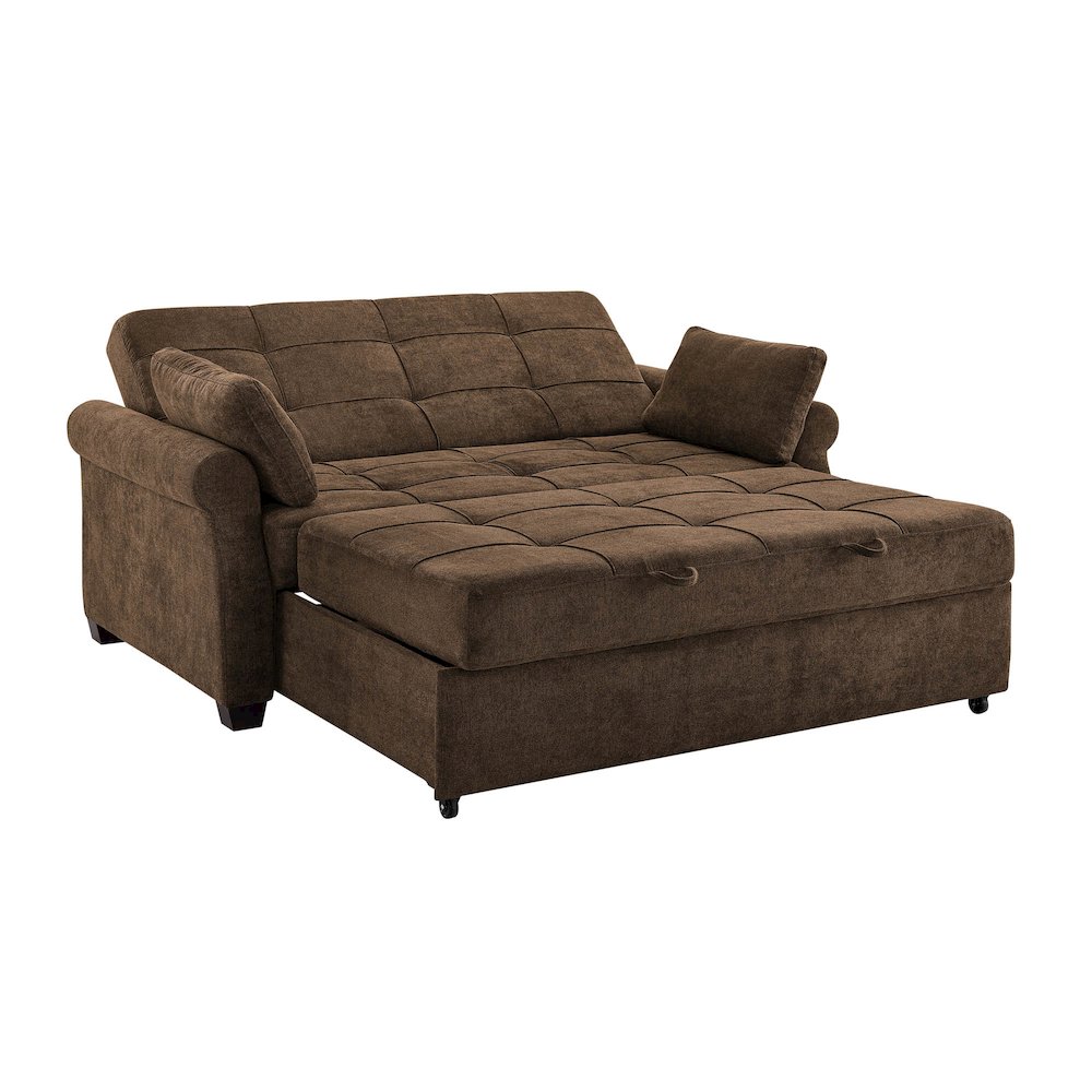 Hampton Sofa Queen Brown. Picture 3