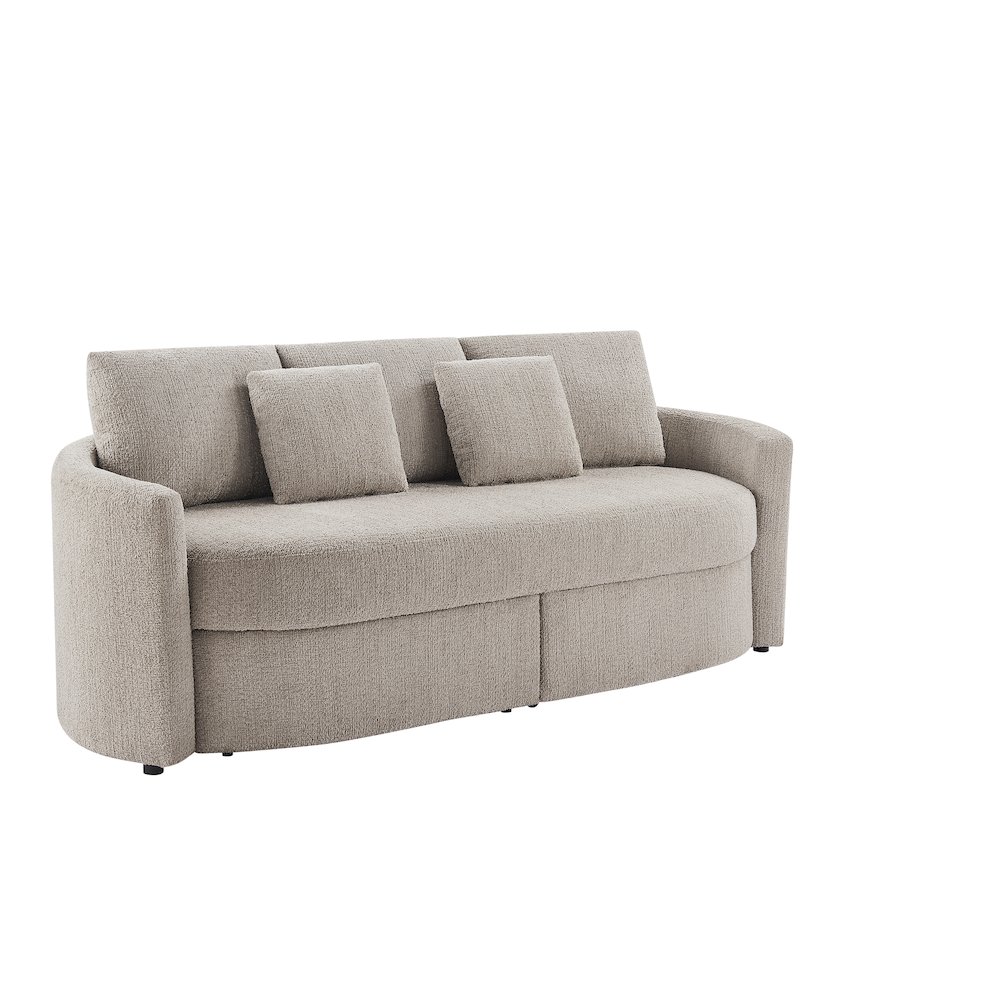 Beckett Storage Sofa Taupe. Picture 1
