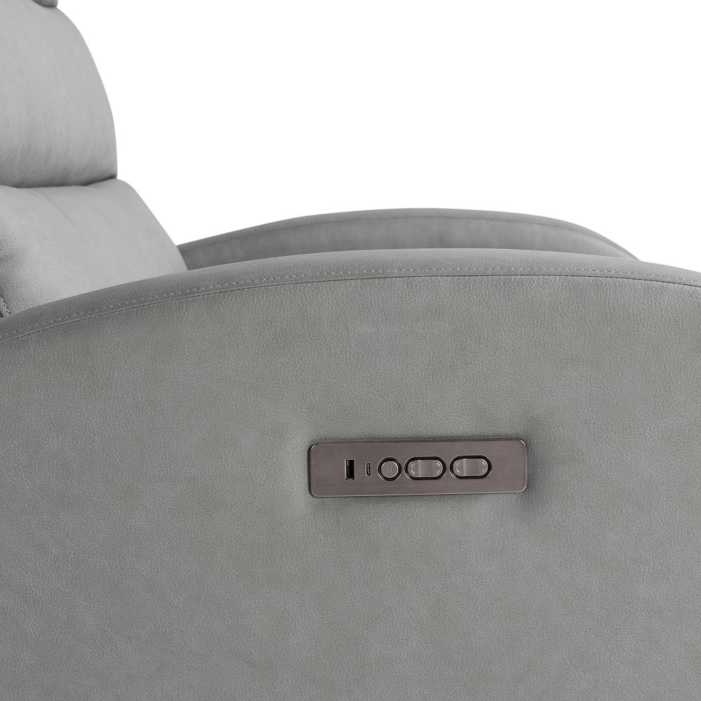Aragon Recliner Grey. Picture 18