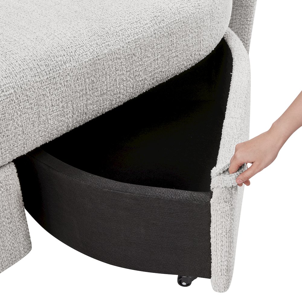 Beckett Storage Sofa Ivory. Picture 17