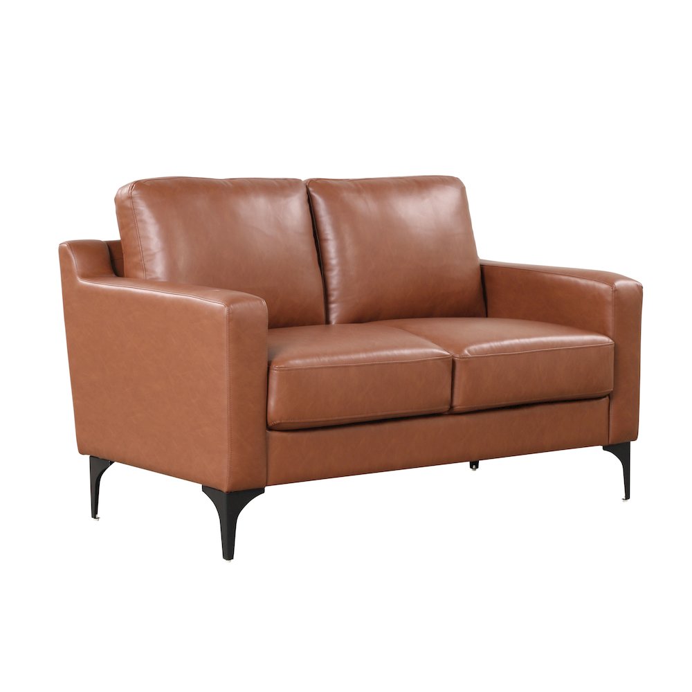 Fletcher Loveseat Brown. Picture 1