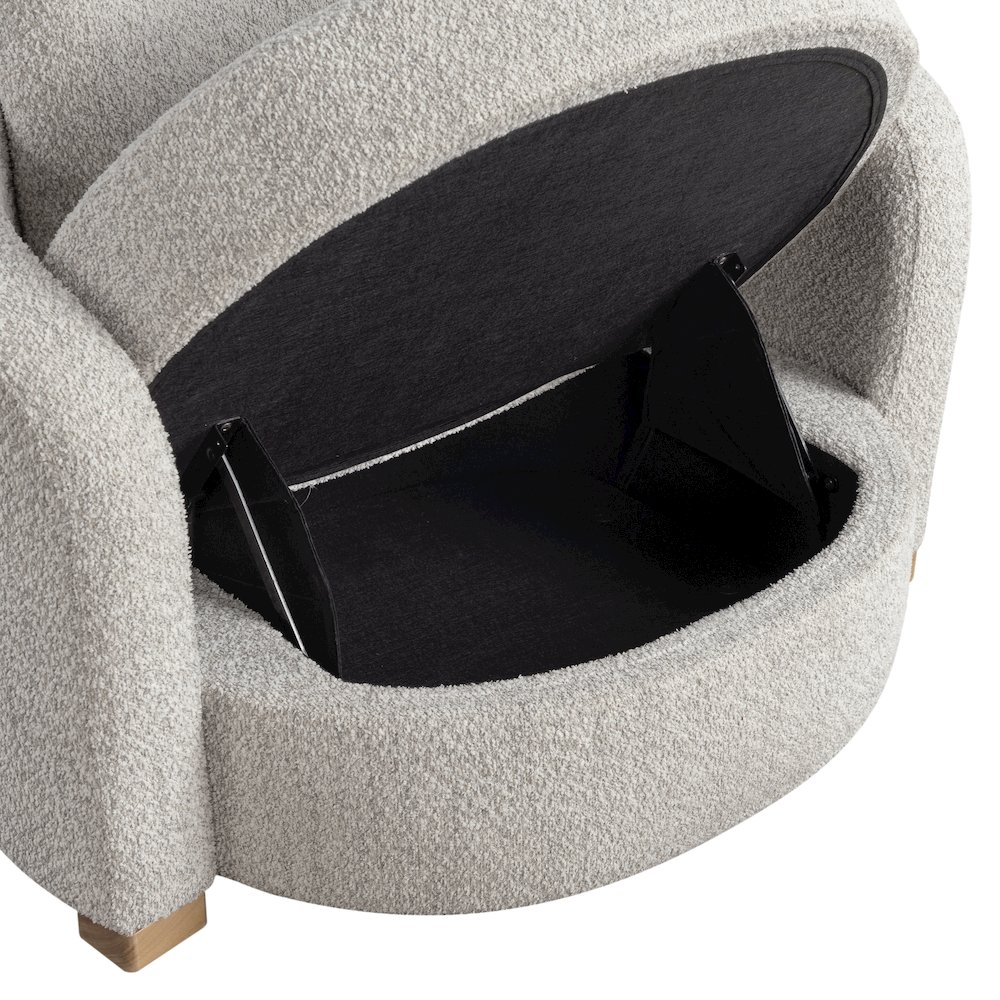 Manchester Accent Chair Large Ivory. Picture 14
