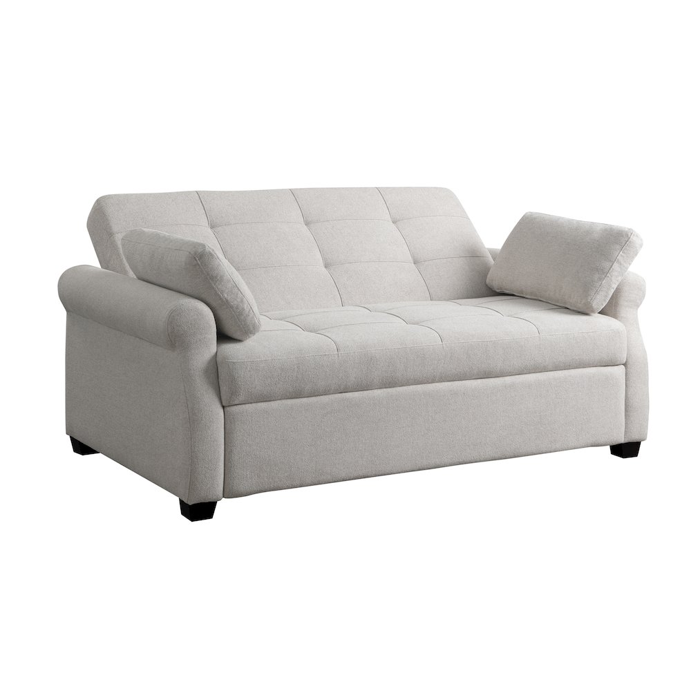 Hampton Queen Convertible Sofa Oatmeal. Picture 4