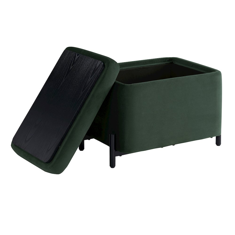 Kona Storage Ottoman Small Green. Picture 11