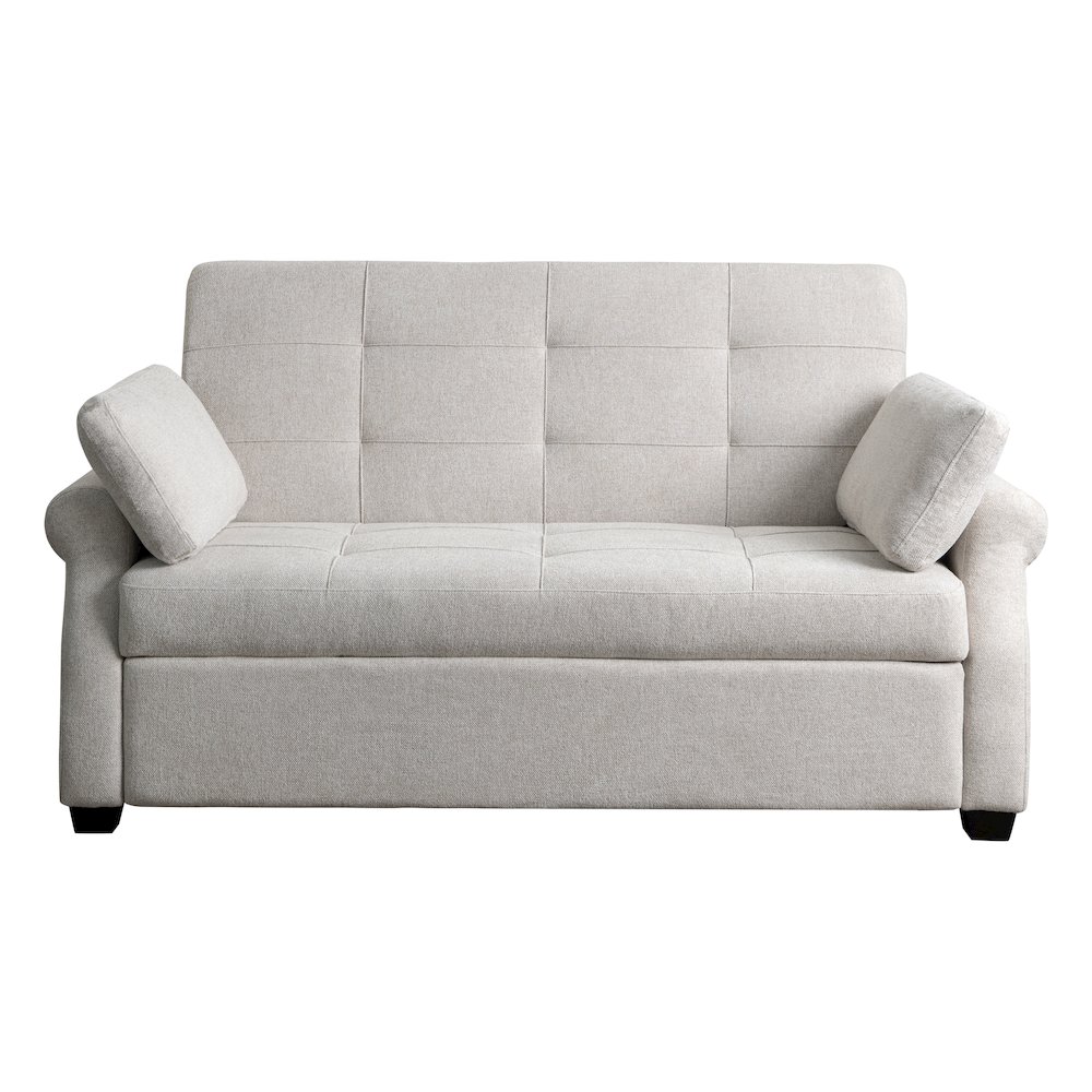Hampton Queen Convertible Sofa Oatmeal. Picture 11