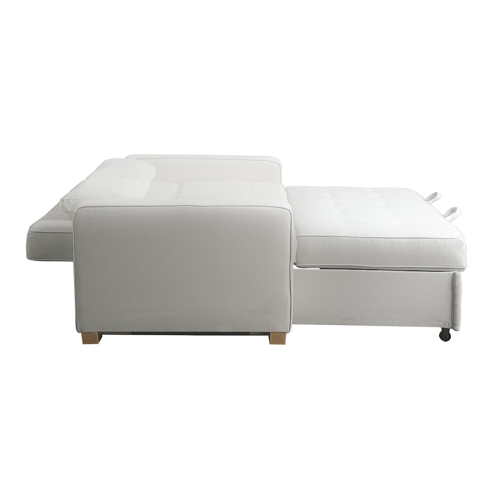 Augustine Queen Convertible Sofa Oyster. Picture 4