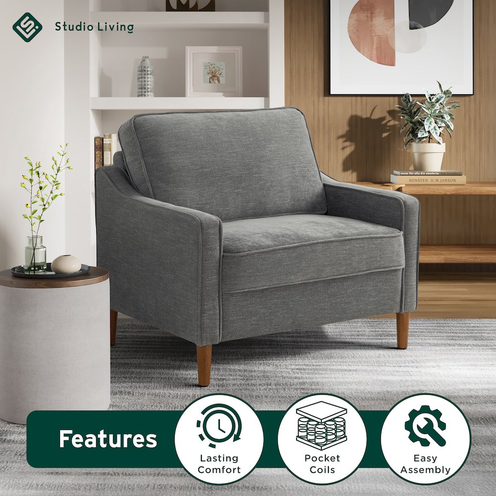 Sterling Chair Grey. Picture 21