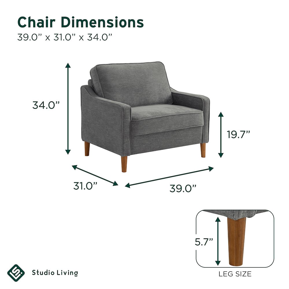 Sterling Chair Grey. Picture 20
