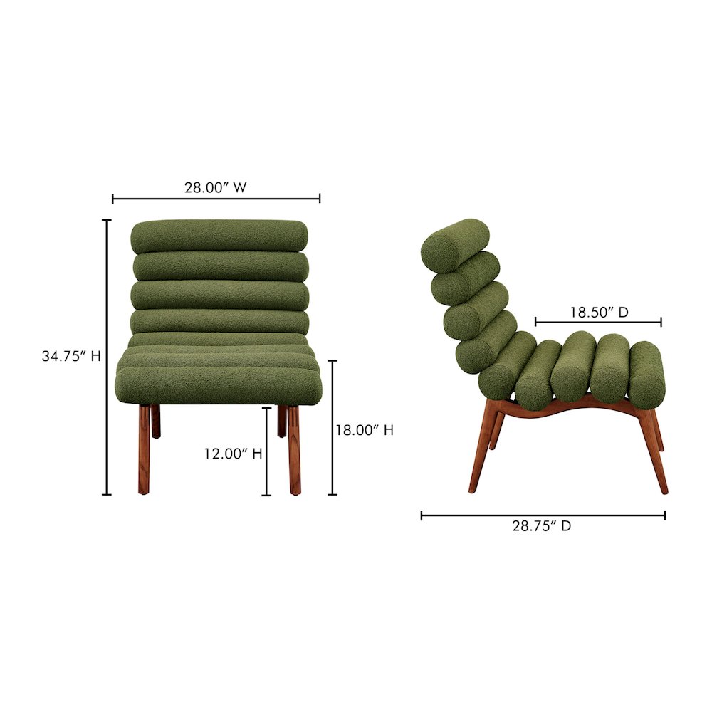 Arlo Accent Chair Dark Green. Picture 8