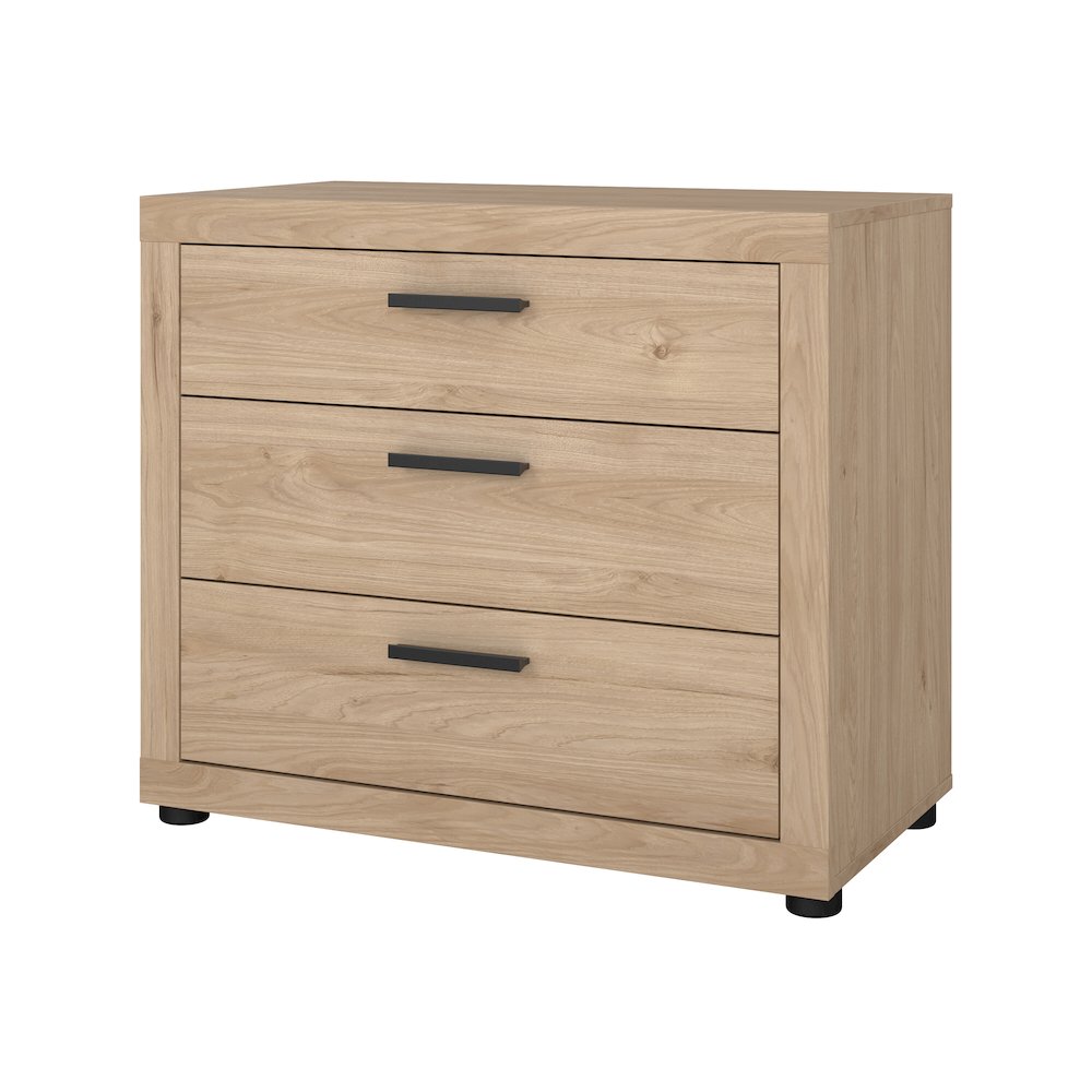Mira 3 Drawer Chest, Jackson Hickory. Picture 1