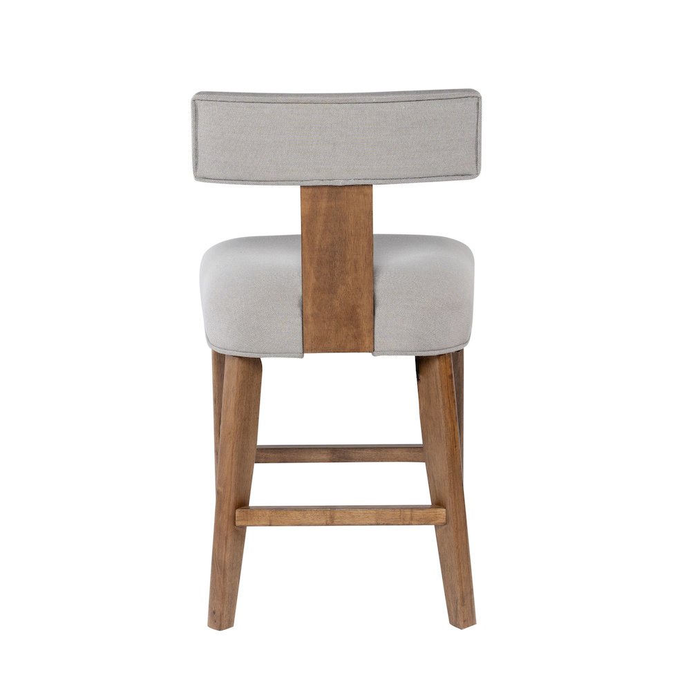 Thalia T-Back Counter Stool with Fully Upholstered Cushion. Picture 7