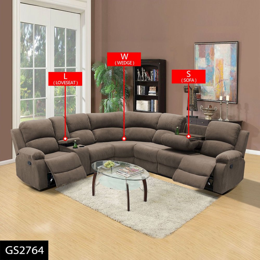 Max Power Recliner Living Room Set Peanut. Picture 1