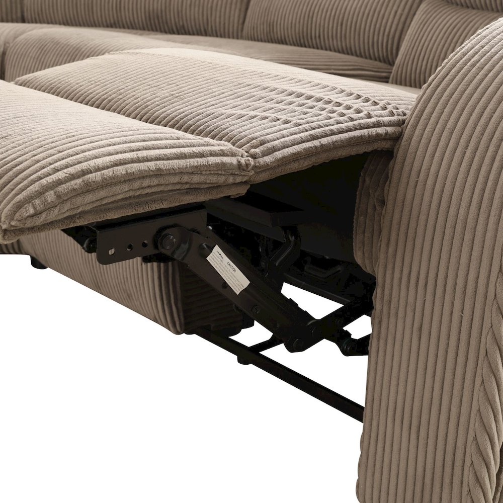 Max Power Recliner Living Room Set, Brown. Picture 5