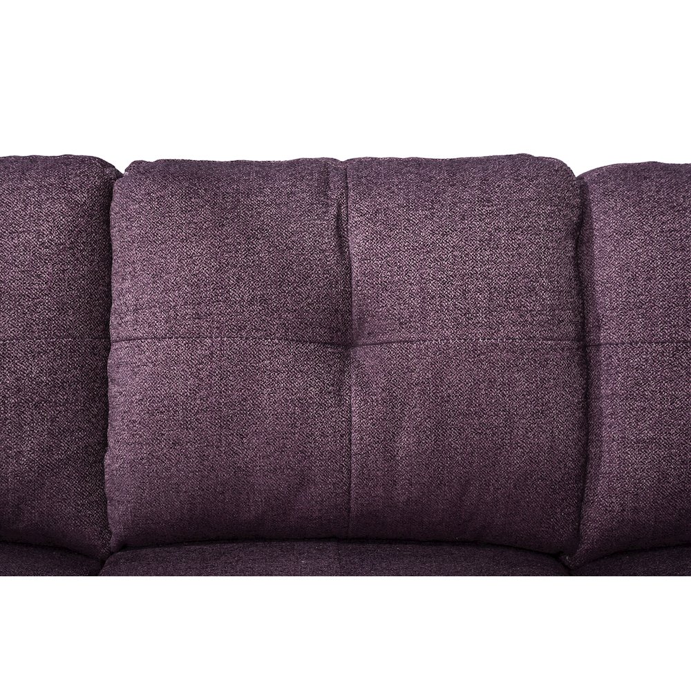 Sectional Sofa Set For Living Room In Left Facing Purple Color. Picture 3