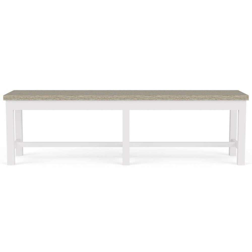 Beige Upholstered Dining Bench – Elegant Bedroom or Bed Bench Option. Picture 4