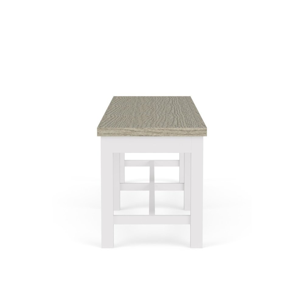 Beige Upholstered Dining Bench – Elegant Bedroom or Bed Bench Option. Picture 5