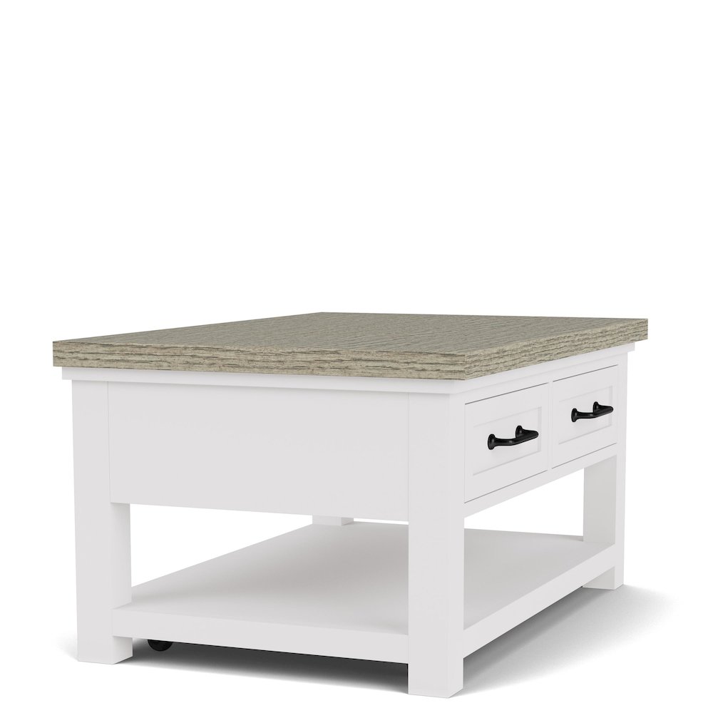 Cora Two Drawer Coffee Table Small. Picture 1