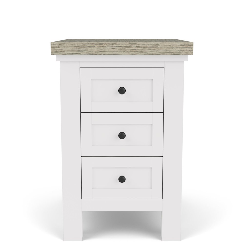 Cora Three Drawer End Table. Picture 3