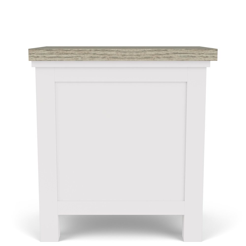 Cora Three Drawer End Table. Picture 4