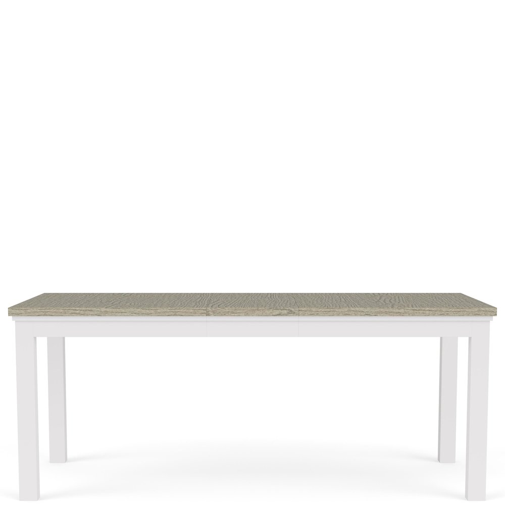 Cora White Rectangular Dining Table. Picture 3