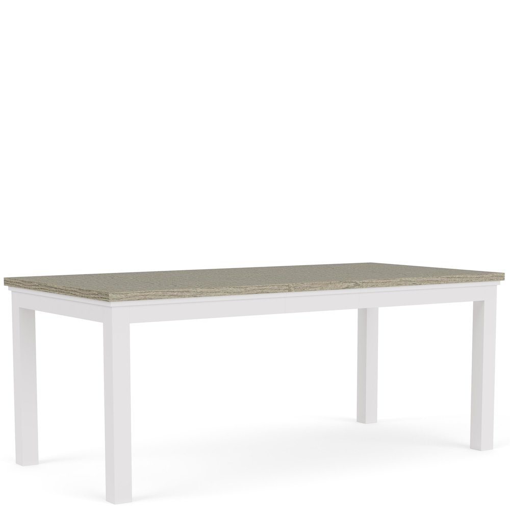Cora White Rectangular Dining Table. Picture 1