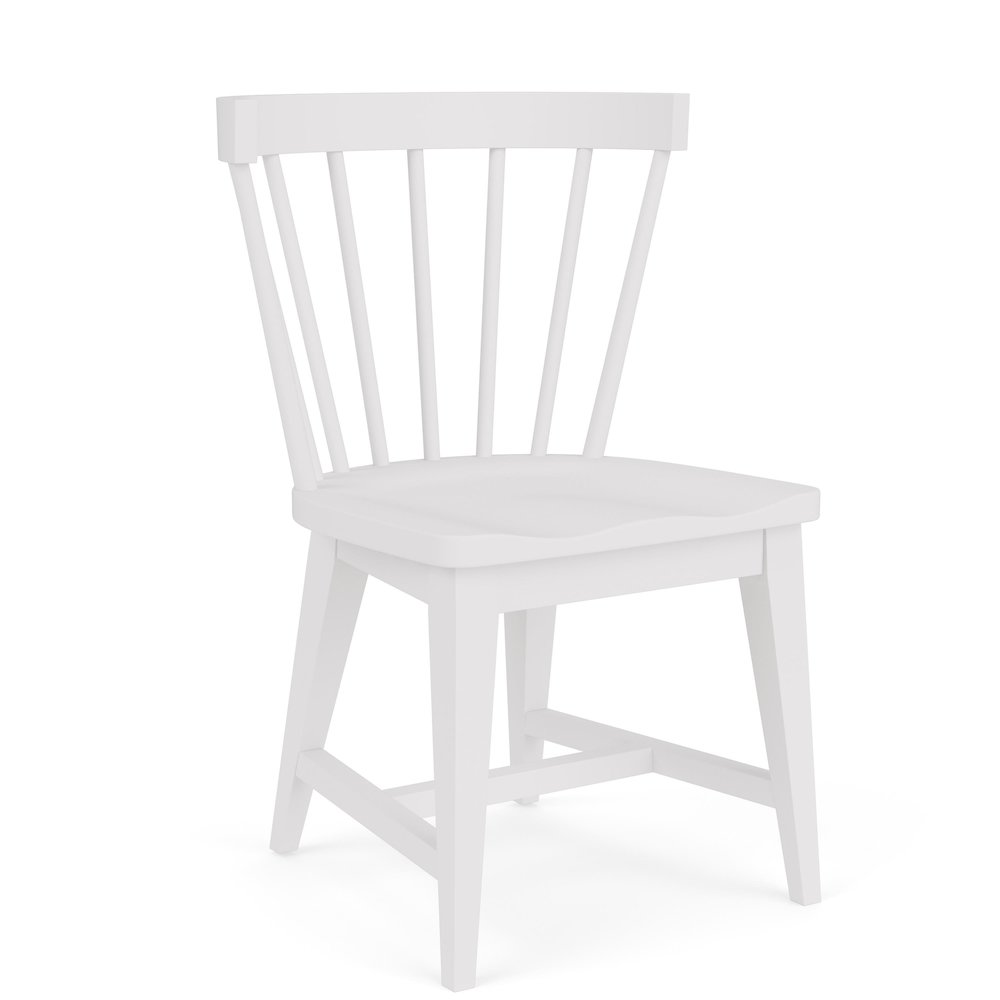 Cora White Windor Side Chair (Set of 2). Picture 4