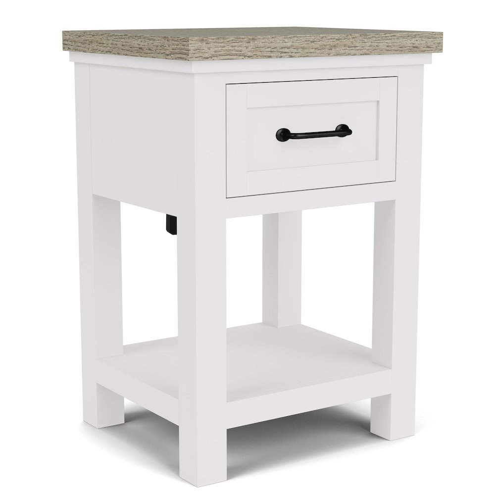 Cora One Drawer Nightstand. Picture 1