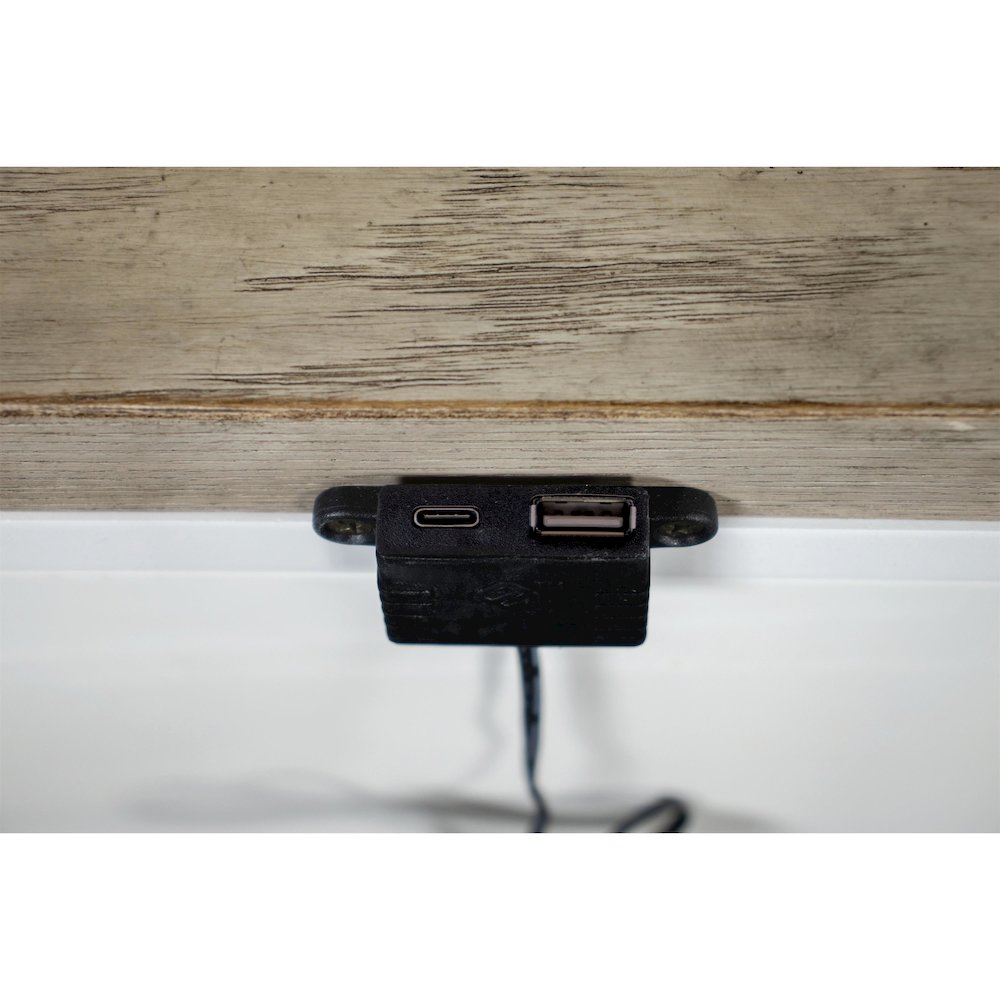 Cora One Drawer Nightstand. Picture 4